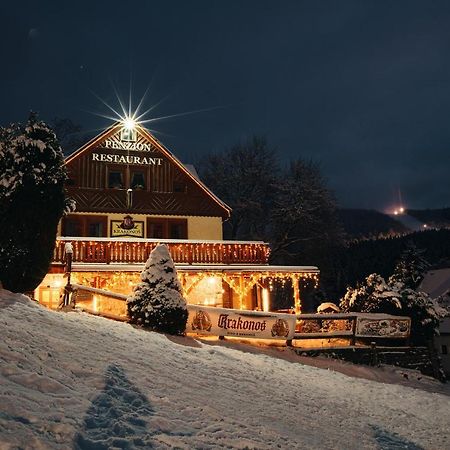 Pension & Restaurant Krakonos Harrachov Exterior photo