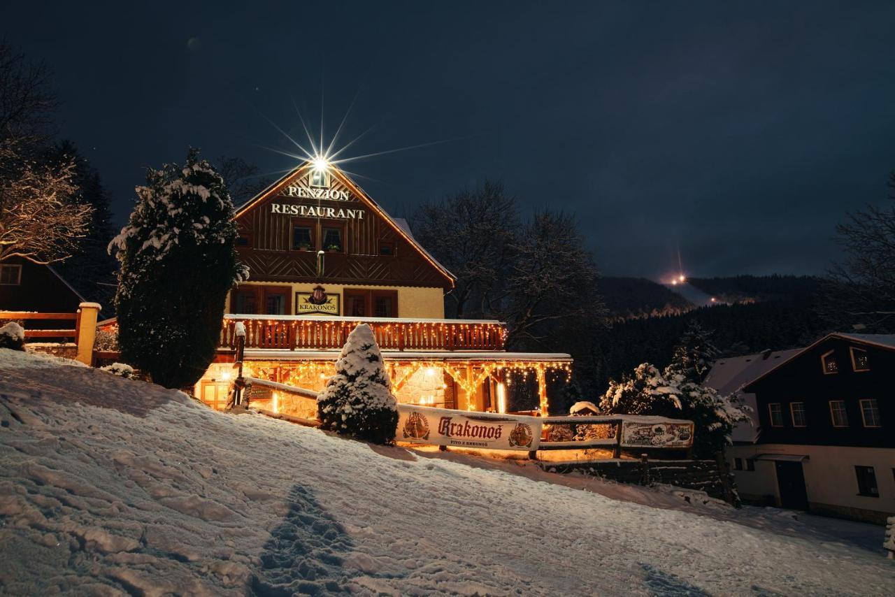 Pension & Restaurant Krakonos Harrachov Exterior photo