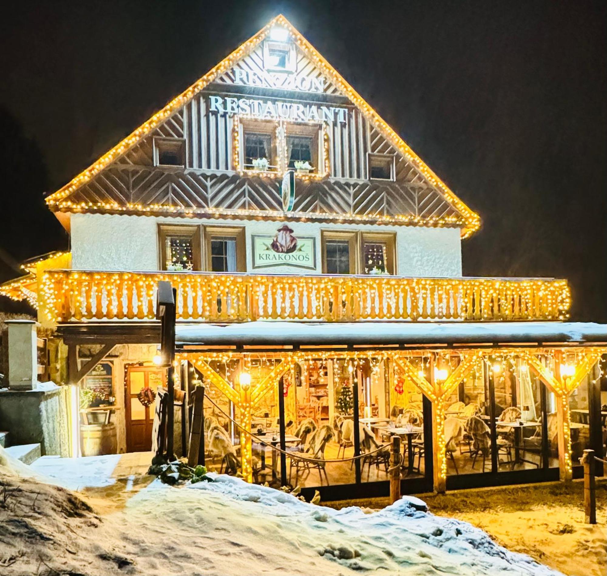 Pension & Restaurant Krakonos Harrachov Exterior photo