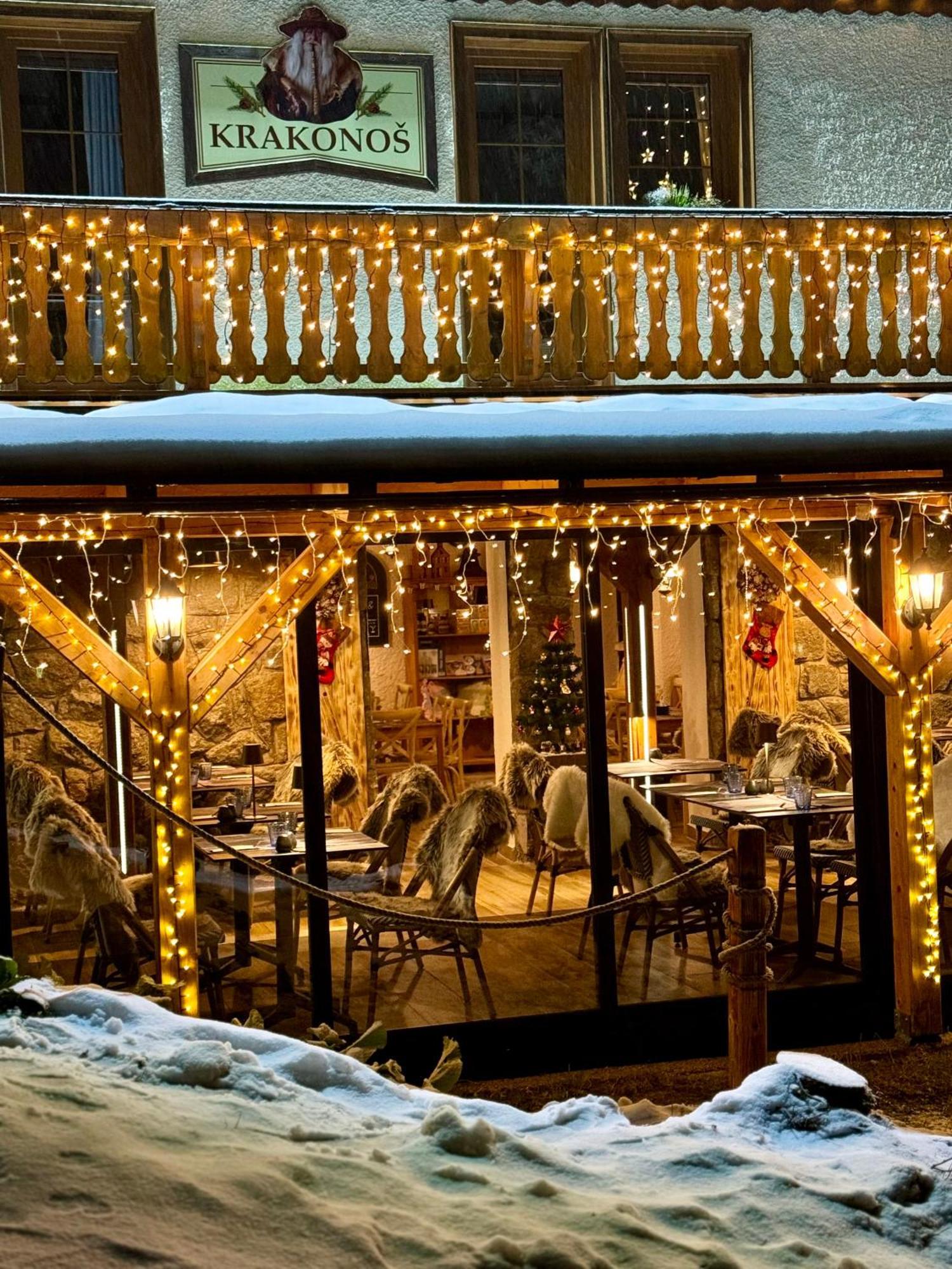 Pension & Restaurant Krakonos Harrachov Exterior photo
